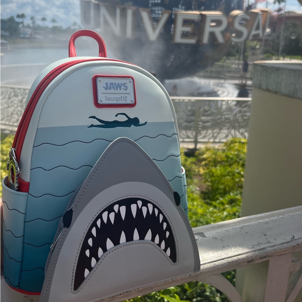 Jaws Loungefly Mini Back Pack Universal Parks Exclusive
